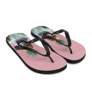 Skull Pineapple Flip-Flops