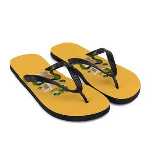 Frog Poop Flip Flops