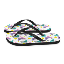 Memphis Colorful Pattern 02 Flip-Flops