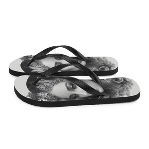 Grayscale Gaia Flip Flops