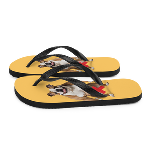 Bulldog X-Tape Yellow Flip Flops