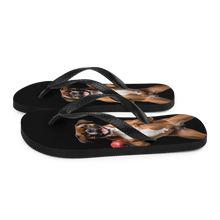 Boxer Boxing Black Flip Flops