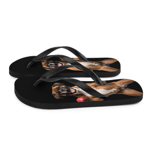 Boxer Boxing Black Flip Flops