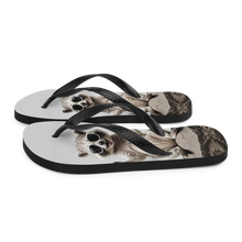 Hello Racoon Flip Flops