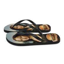 Monalisa Burger Flip Flops