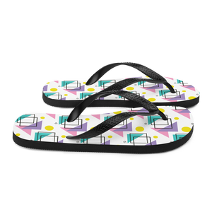 Memphis Colorful Pattern 02 Flip-Flops