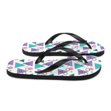 Memphis Colorful Pattern 03 Flip-Flops