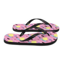 Memphis Colorful Pattern 04 Flip-Flops