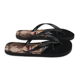 Happy Monkey Black Flip Flops