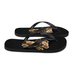 Happy Teddy Bear Flip Flops