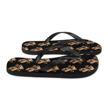 Happy Teddy Bear Pattern Flip Flops