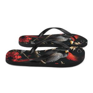 Beauty Tropical Bird Flip Flops