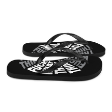 F**ck What They Think Grayscale Flip Flops