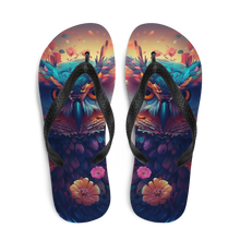 Colorful Owl Art Flip-Flops