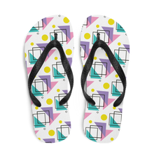 Memphis Colorful Pattern 02 Flip-Flops