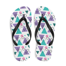 Memphis Colorful Pattern 03 Flip-Flops