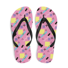 Memphis Colorful Pattern 04 Flip-Flops