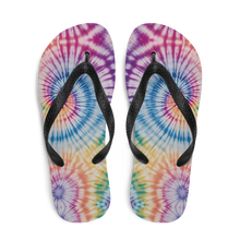 Tie Dye Colorful Pineapple Flip-Flops