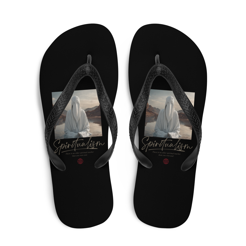 Spiritualism Flip Flops