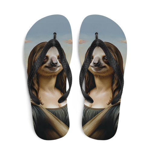 Monalisloth Flip Flops