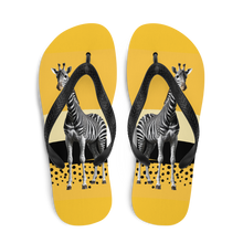 Giraffe Zebra Skin Flip Flops