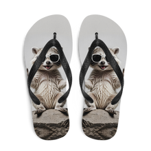 Hello Racoon Flip Flops