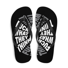 F**ck What They Think Grayscale Flip Flops