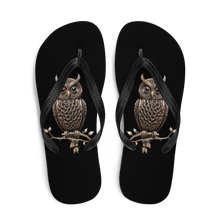 Owl Copper Art Flip Flops