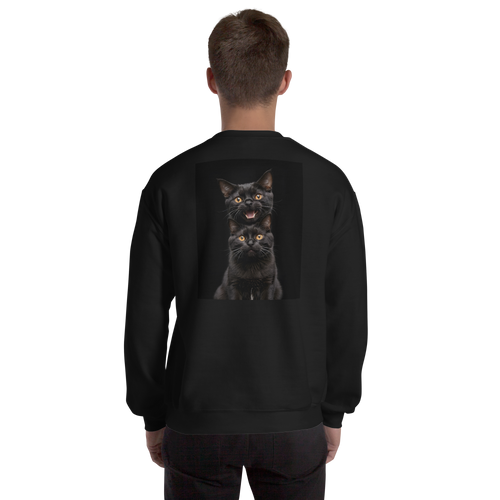 Two Black Cats Follows Unisex Sweatshirt