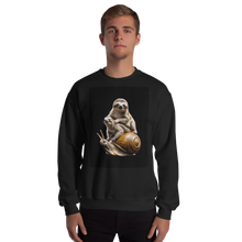 Sloth Riding A Snail Unisex Sweatshirt Front Print