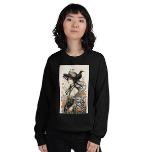 Mrs. Flora and Fauna Unisex Sweatshirt Front Print