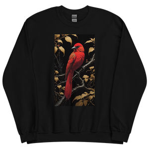 Red Bird Unisex Sweatshirt Front Print