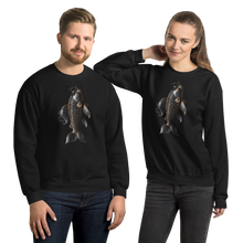 Minimalism Copperplate Art Fish Front Print Unisex Sweatshirt