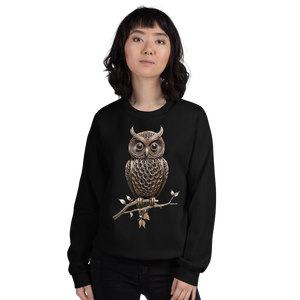 Owl Copper Art Unisex Sweatshirt