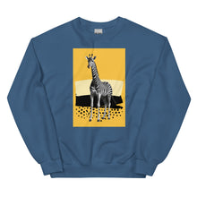 Giraffe Zebra Skin Unisex Sweatshirt Front Print