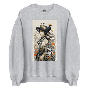 Mrs. Flora and Fauna Unisex Sweatshirt Front Print