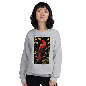 Red Bird Unisex Sweatshirt Front Print