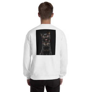 Two Black Cats Follows Unisex Sweatshirt