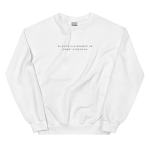 Silence Lao Tzu Unisex Sweatshirt