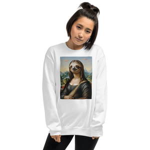 Monalisloth Unisex Sweatshirt Front Print