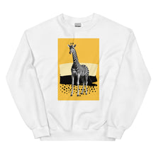 Giraffe Zebra Skin Unisex Sweatshirt Front Print