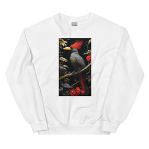 Beauty Tropical Bird Unisex Sweatshirt Front Print