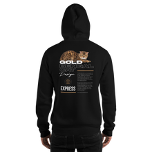 Gold Bengal Cat Unisex Hoodie Front