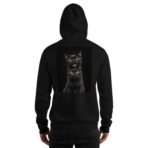 Two Black Cats Follows Unisex Hoodie