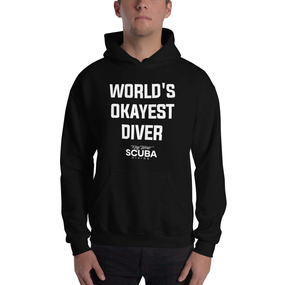 World's Okayest Diver Unisex Hoodie