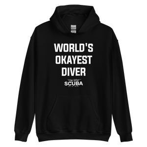 World's Okayest Diver Unisex Hoodie