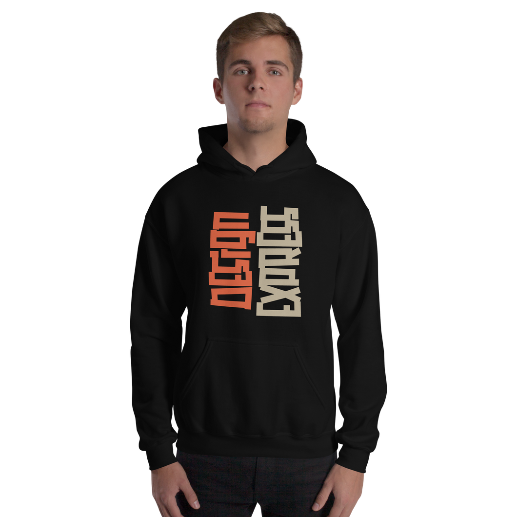 Design Express Typography Unisex Hoodie