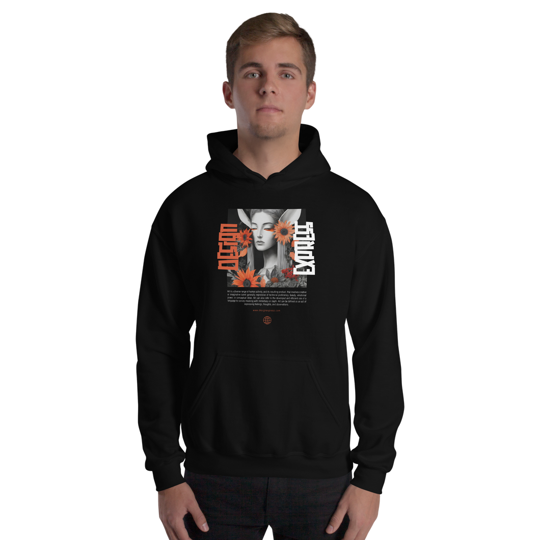 DE Art Series 001 Unisex Hoodie Front Print