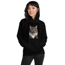 Shocked Cat Face Unisex Hoodie Front Print