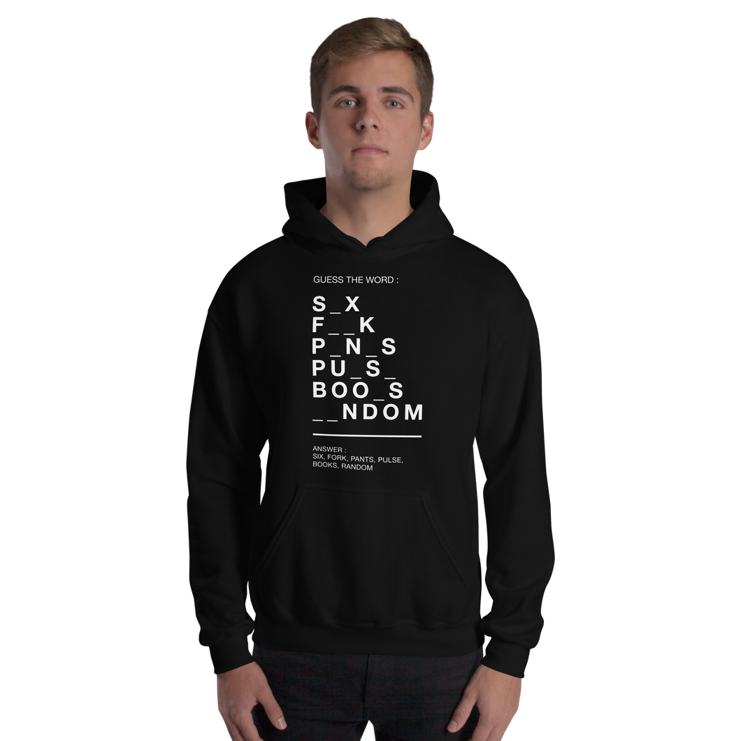 Guess The Word (Funny) Unisex Hoodie